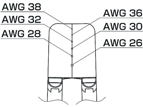 【マラソン限定★ポイント2倍】【お取り寄せ】白光 ブレード 26-38AWG G4-1603 ワイヤストリッパー 空調 電設資材 作業用品 工具