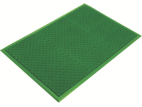 【レビュー投稿で100円OFFクーポン】送料無料【お取り寄せ】ミヅシマ エルバーマット グリーン 660×960mm 402-0410 屋外用 玄関マット エントランス インフォメーション オフィス家具