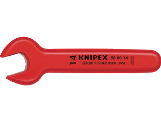 【レビュー投稿で100円OFFクーポン】【お取り寄せ】KNIPEX 9800-27 絶縁スパナ 1000V 9800-27 レンチ スパナ 絶縁 防爆 絶縁工具 作業用品 工具