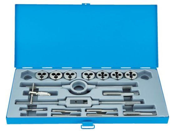 【レビュー投稿で100円OFFクーポン】【お取り寄せ】TRUSCO タップダイスセット SKS ユニファイねじ用細目 T-HT38D-NFS ねじ切り工具 タップ ダイス 切削工具 作業用品 工具