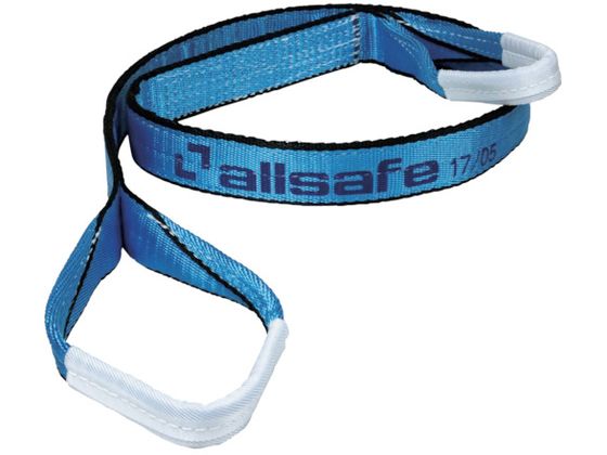 【マラソン限定★ポイント2倍】【お取り寄せ】allsafe オールセーフスリングベルト 3E25×7.5m スカイブルー ワイヤー スリング 吊具 バランサー 物流 作業