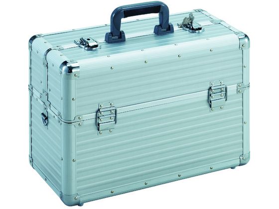 【マラソン限定★ポイント2倍】【お取り寄せ】TRUSCO アルミケース(両開き) 432×205×H305 シルバー TACR-45 整理 保管 作業|ココデカウ