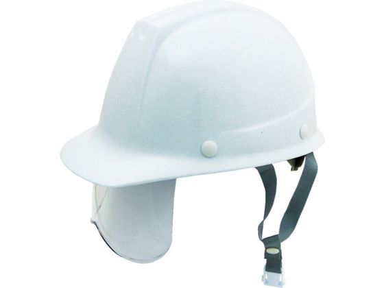 【レビュー投稿で100円OFFクーポン】【お取り寄せ】タニザワ エアライト搭載シールド面付ヘルメット 帽体色 ホワイト ヘルメット 安全保護具 作業