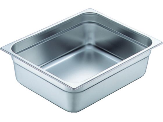 【レビュー投稿で100円OFFクーポン】【お取り寄せ】スギコ 18-8スーパーデラックスパン 1／2サイズ 325×265×200 SH-1528SW バット トレー 金属製 金属容器 計量器