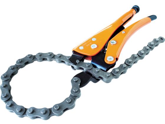 【レビュー投稿で100円OFFクーポン】【お取り寄せ】GRIP-ON チェーングリッププライヤー 181-12 クランプ 作業工具 バイス ハンドプレス 作業用品 工具