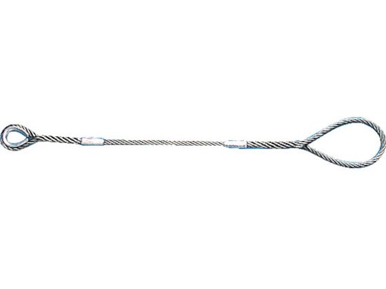 【レビュー投稿で100円OFFクーポン】【お取り寄せ】TRUSCO WスリングBタイプ片端シンブル GRB-9S5 ワイヤー スリング 吊具 バランサー 物流 作業
