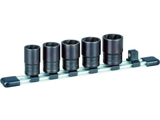 【マラソン限定★ポイント2倍】【お取り寄せ】TONE トルネードソケットセット(ホルダー付) 5pcs HTR405 ソケット ソケットレンチ 作業用品 工具|ココデカウ