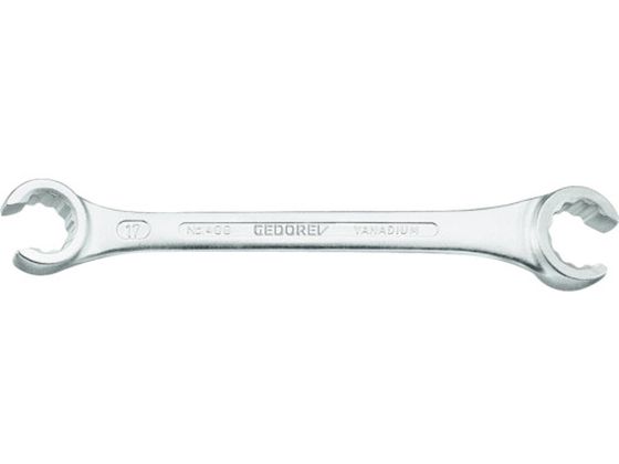 【レビュー投稿で100円OFFクーポン】【お取り寄せ】GEDORE 両口フレアナットレンチ 17×19 6057780 スパナ プーラー レンチ 作業用品 工具