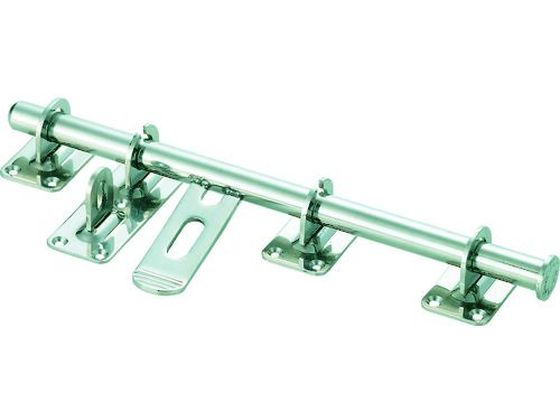 【レビュー投稿で100円OFFクーポン】【お取り寄せ】TRUSCO 丸棒貫抜 木扉用・ステンレス製 450mm TKB-450S 建築金物 土木 建築資材