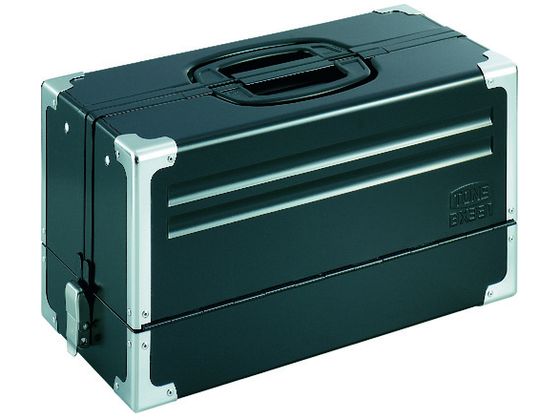 【レビュー投稿で100円OFFクーポン】【お取り寄せ】TONE ツールケース(メタル) V形3段式 マットブラック BX331BK ツールボックス ツールバック 保管 作業｜ココデカウ