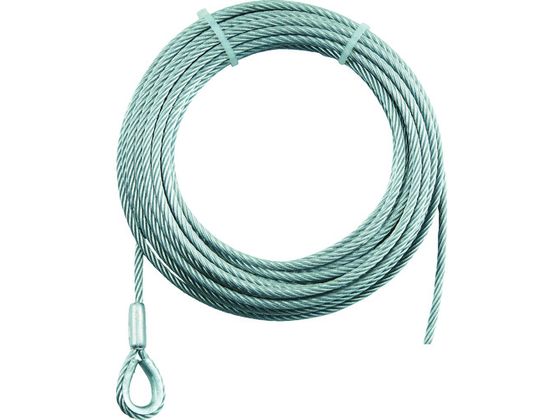 TRUSCO 手動ウインチ用ワイヤー9×30M用 シンブル入りロック加工 安全Shopping TRUSCO 手動ウインチ用ワイヤー9×30M用 有名ブランド シンブル入りロック加工 安全Shopping