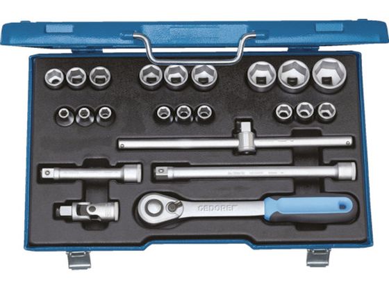 【マラソン限定★ポイント2倍】【お取り寄せ】GEDORE ソケットセット 1／2 D19EMU‐20 2545845 ソケット ソケットレンチ 作業用品 工具