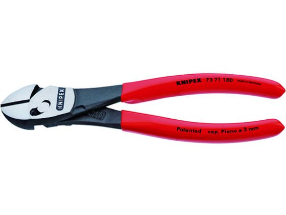 【マラソン限定★ポイント2倍】【お取り寄せ】KNIPEX ツインフォースニッパー 180mm 7371-180 ニッパ ペンチ プライヤー 作業用品 工具