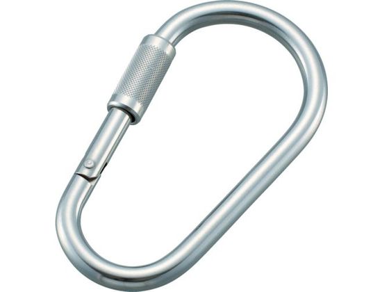 【レビュー投稿で100円OFFクーポン】【お取り寄せ】TRUSCO ステンレス カラビナジャンボ(環付) 16mm TKBJ-16B 吊具 物流 作業