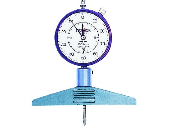 【マラソン限定★ポイント2倍】【お取り寄せ】テクロック ダイヤルデプスゲージ 測定範囲0~230mm DM-224 マイクロメータ ダイヤルゲージ 測定 作業