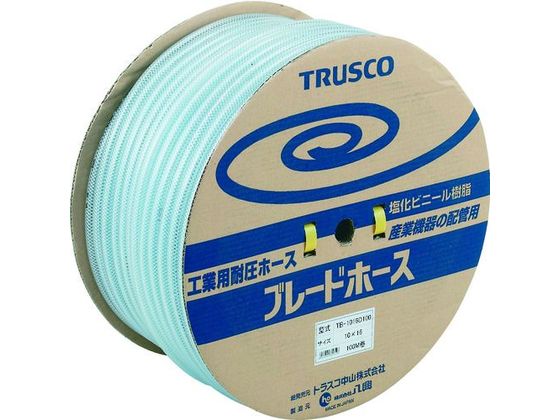 【マラソン限定★ポイント2倍】送料無料【お取り寄せ】TRUSCO ブレードホース 8×13.5mm 100m TB-8135D100 チューブ ホース類 樹脂チューブ ホース 配管材|ココデカウ