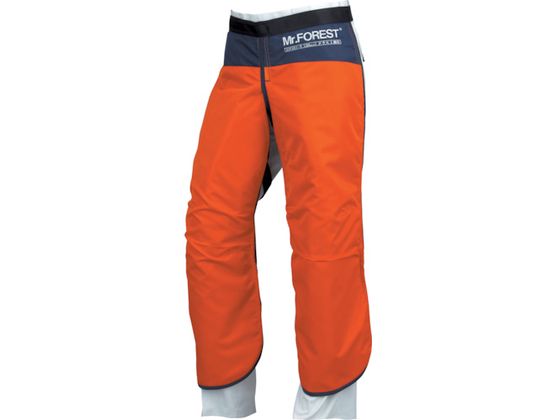 【マラソン限定★ポイント2倍】【お取り寄せ】マックス Mr.FOREST 防護チャップス オレンジ Lサイズ MT536-OR-L 防護服 保護服 特殊服 作業服 安全保護具 作業
