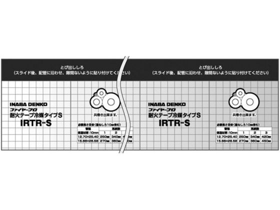 【マラソン限定★2,000円クーポン＆ポイント2倍】【お取り寄せ】因幡電工 耐火テープ冷媒タイプ IRTR-S エアコン部材 水道 空調配管用工具 作業用品 工具