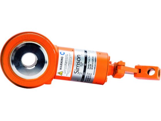 【マラソン限定★2,000円クーポン＆ポイント2倍】【お取り寄せ】Simson コンパクトジャッキ ストローク30mm 最大能力10t 中空ピストン ジャッキ 物流 作業