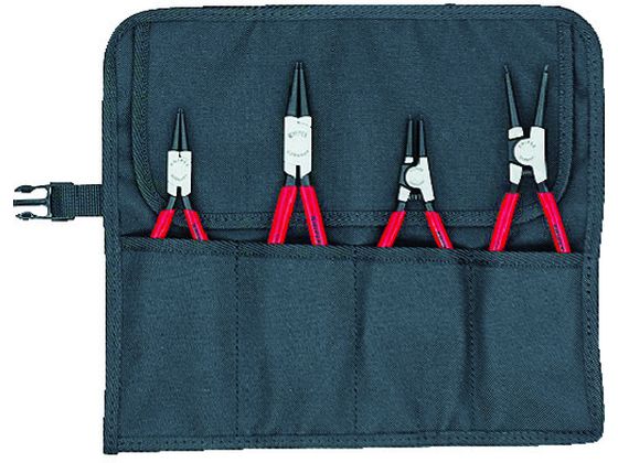 【マラソン限定★2,000円クーポン＆ポイント2倍】【お取り寄せ】KNIPEX 4本組 スナップリングプライヤー 001956V01 プライヤー ペンチ ニッパ 作業用品 工具