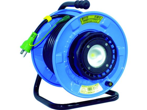 【レビュー投稿で100円OFFクーポン】【お取り寄せ】日動 電工ドラム 防雨防塵型LEDライトリール(照明付ドラム) 20m SDW-E22-10W コードリール防雨型 コードリール 延長コード 工事用品 作業用品 工具