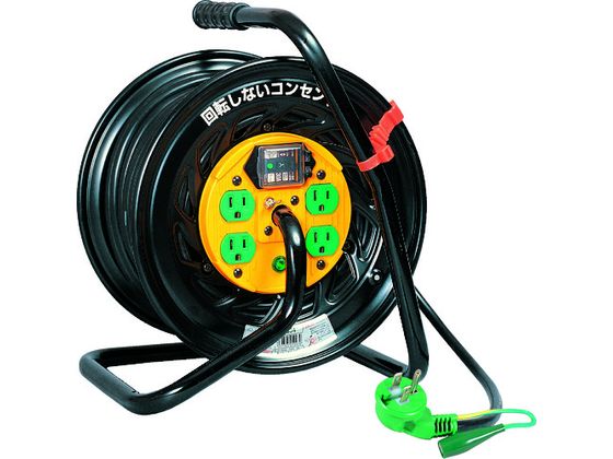 【マラソン限定★2,000円クーポン＆ポイント2倍】【お取り寄せ】日動 電工ドラム マジックリール 100V アース漏電しゃ断器付 30m TZ-EB34 コードリール１００Ｖ コードリール 延長コード 工事用品 作業用品 工具