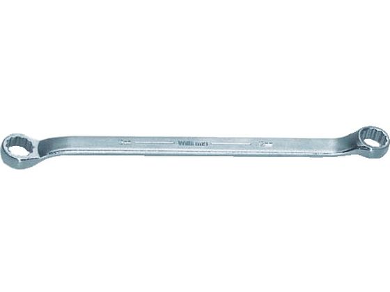 【レビュー投稿で100円OFFクーポン】【お取り寄せ】WILLIAMS ダブルボックスレンチ 10度オフセット 12角 21×24mm JHWBWM-2124 めがねレンチ レンチ スパナ プーラー 作業用品 工具