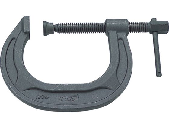 【文芸評論服従で100円OFF引き換え証】 【お取り寄せ】TOP C型シャコジャッキ 125粍 CC-125 シャコジャッキ クランプ バイス お手手押し付ける 御勤め装具 物の具