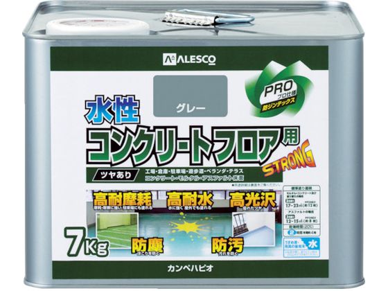 【レビュー投稿で100円OFFクーポン】【お取り寄せ】KANSAI 水性コンクリートフロア用 7KG グレー #00467655093070 塗料 塗装 養生 内装 土木 建築資材 11,357円