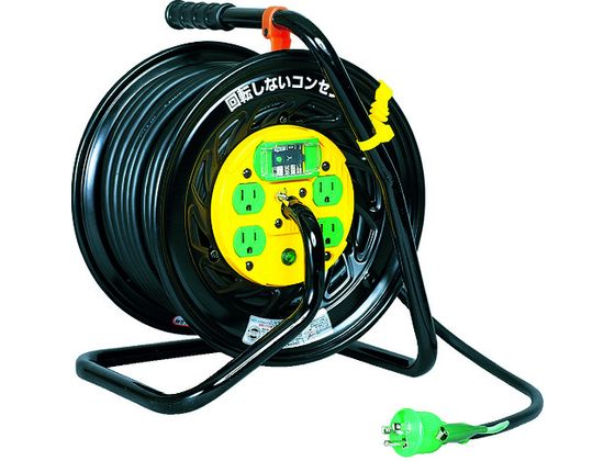 【マラソン限定★2,000円クーポン＆ポイント2倍】【お取り寄せ】日動 電工ドラム マジックリール 100V 3芯 30m アース漏電しゃ断器付 Z-EB34 コードリール１００Ｖ コードリール 延長コード 工事用品 作業用品 工具
