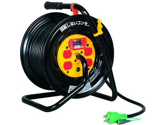 【レビュー投稿で100円OFFクーポン】【お取り寄せ】日動 電工ドラム マジックリール 100V 3芯 30m アース過負荷漏電しゃ断器付 Z-EK34 コードリール１００Ｖ コードリール 延長コード 工事用品 作業用品 工具