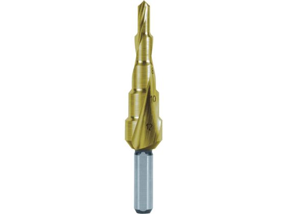 【マラソン限定★ポイント2倍】【お取り寄せ】RUKO 2枚刃スパイラルステップドリル 26.75mm チタン 101055T 穴あけ工具 ドリル 切削工具 作業用品 工具