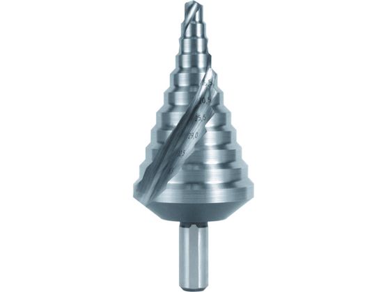【レビュー投稿で100円OFFクーポン】【お取り寄せ】RUKO 2枚刃スパイラルステップドリル 40.5mm 101-090 穴あけ工具 ドリル 切削工具 作業用品 工具