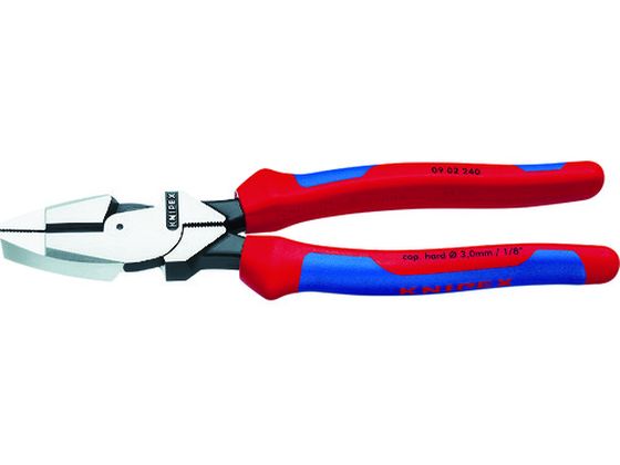 【マラソン限定★ポイント2倍】【お取り寄せ】KNIPEX 0902-240 架線工事用強力ペンチ 0902-240 ペンチ ニッパ プライヤー 作業用品 工具｜ココデカウ
