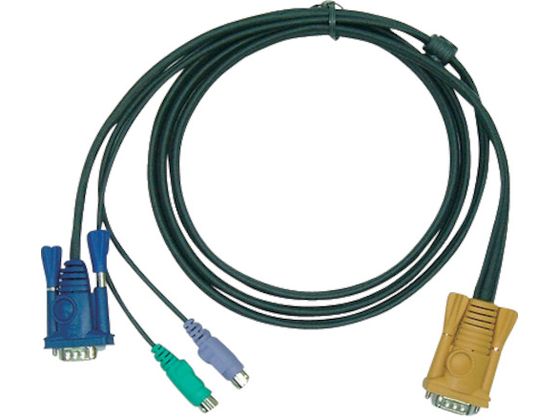 【マラソン限定★ポイント2倍】【お取り寄せ】ATEN PS/2 KVMケーブル SPHDタイプ 6m 2L-5206P 関連品 PC用ケーブル ケーブル 電源タップ 配線パーツ 家電|ココデカウ