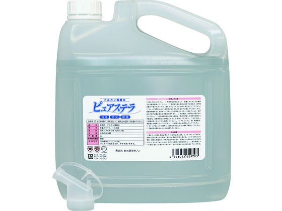 【レビュー投稿で100円OFFクーポン】【お取り寄せ】ZENON ピュアステラpH13.2 4L PURESTELLAPH13.2-4L 除菌 漂白剤 キッチン 厨房用洗剤 洗剤 清掃