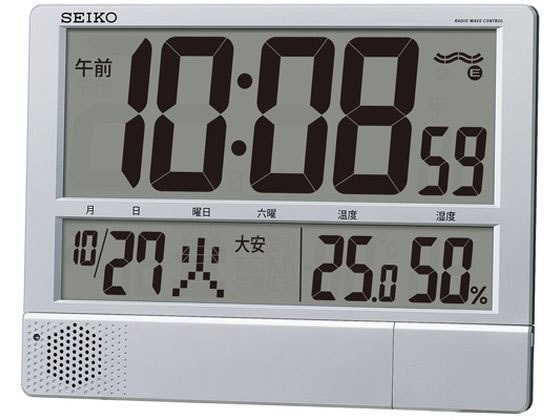 【マラソン限定★2,000円クーポン＆ポイント2倍】【お取り寄せ】SEIKO プログラムチャイム付き電波時計 SQ434S 置き時計 時計