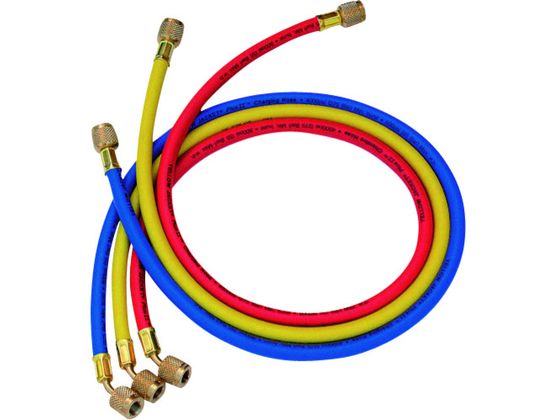 【マラソン限定★ポイント2倍】【お取り寄せ】イエロージャケット R407C等用チャージングホースプラス2 92cm 3本パック Y21983 エアチューブ ホース 流体継手 チューブ 生産加工用品 作業用品 工具|ココデカウ