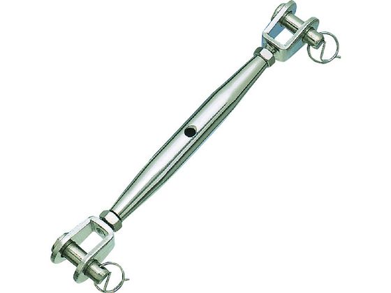 【レビュー投稿で100円OFFクーポン】【お取り寄せ】水本 ステンレス パイプターンバックル J&J 捻子径5分 A-1853 ターンバックル シャックル 物流 作業