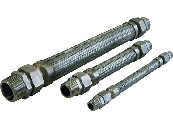 【マラソン限定★ポイント2倍】【お取り寄せ】トーフレ FTAP 袋ナット付溶接型フレキ 継手ステンレス オス×オス 25A×300L FTAP-7025-300-MM エアチューブ ホース 流体継手 チューブ 生産加工用品 作業用品 工具
