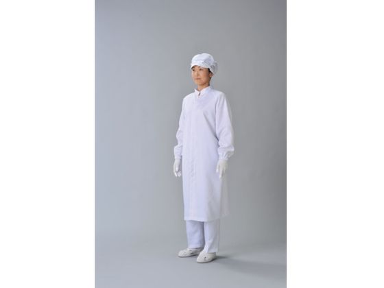 【レビュー投稿で100円OFFクーポン】【お取り寄せ】ADCLEAN クリーン実験衣 白 L CJ21851L クリーンウェア クリーン対策 静電気対策