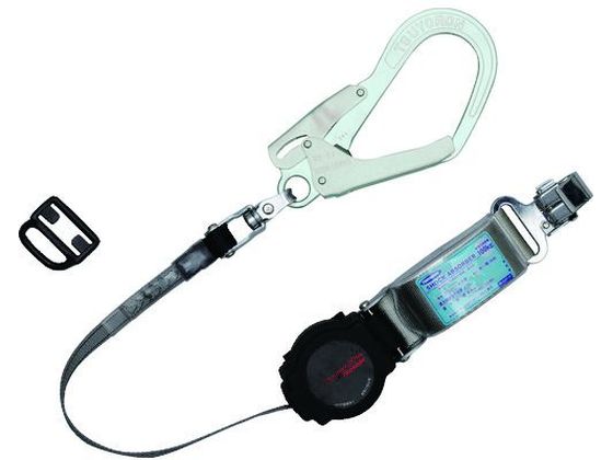 【レビュー投稿で100円OFFクーポン】【お取り寄せ】ツヨロン ハーネス用ランヤード ワン・ハンドリトラ THL-TOR93SV-33-R23-BP 墜落制止用器具 安全保護具 作業