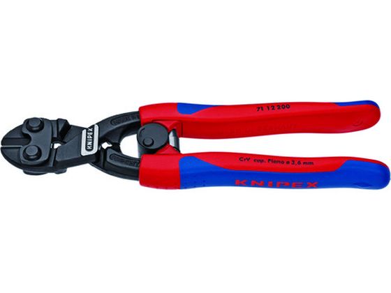 【マラソン限定★2,000円クーポン＆ポイント2倍】KNIPEX 200mm ミニクリッパー(スプリング付) 7112-200 カッターナイフ ハサミ カッター 板金用工具 作業用品 工具