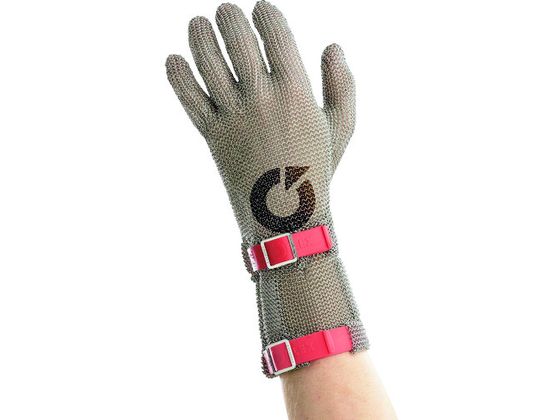 【レビュー投稿で100円OFFクーポン】【お取り寄せ】EUROFLEX 突刺し防止 耐切創クサリ手袋 コンフォート 1枚ロングS ステンレス 耐切創手袋 作業用手袋