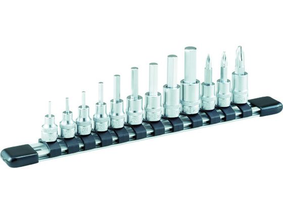 【レビュー投稿で100円OFFクーポン】【お取り寄せ】TONE ヘキサゴンソケットセット(ホルダー付)12pcs HH212 ソケット ソケットレンチ 作業用品 工具