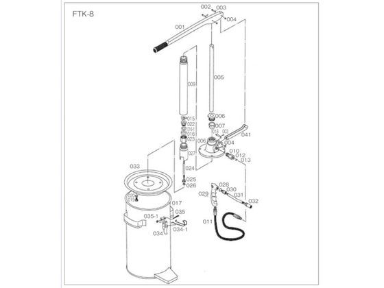 【マラソン限定★ポイント2倍】【お取り寄せ】TRUSCO FTK8用 タンク FTK-017 グリスガン 油用注入器 スプレー オイル グリース 潤滑 接着 補修 溶接|ココデカウ