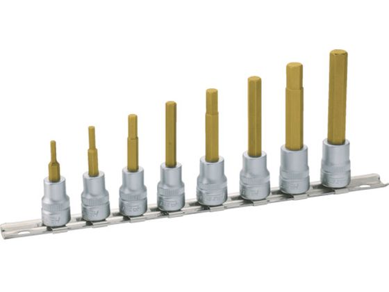 【レビュー投稿で100円OFFクーポン】【お取り寄せ】HAZET ヘキサゴンソケットセット(差込角9.5mm) 8801 8H ソケット ソケットレンチ 作業用品 工具