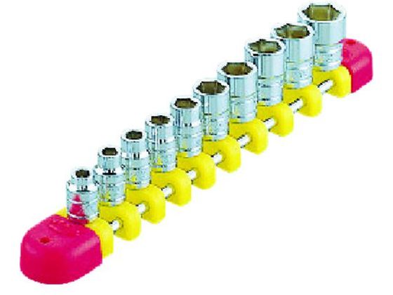 【レビュー投稿で100円OFFクーポン】【お取り寄せ】KTC 6.3sq.ソケットセット[10コ組] TB210E ソケット ソケットレンチ 作業用品 工具