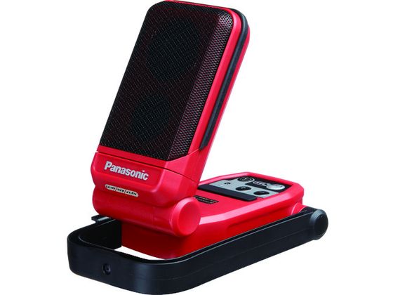 【マラソン限定★ポイント2倍】【お取り寄せ】Panasonic 工事用 充電ワイヤレススピーカー USB端子付き 赤 ラジオ オーディオ ヘッドホン テレビ 家電