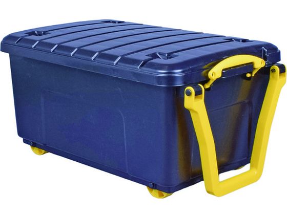 【レビュー投稿で100円OFFクーポン】【お取り寄せ】16L Really Useful Wheeled Trunk 黒 16-WHTR-STRBK ボックスコンテナ 保管 作業
